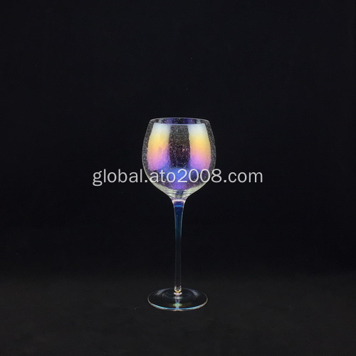 Stemless Wine Glass Bubble colorful wine glass set Factory